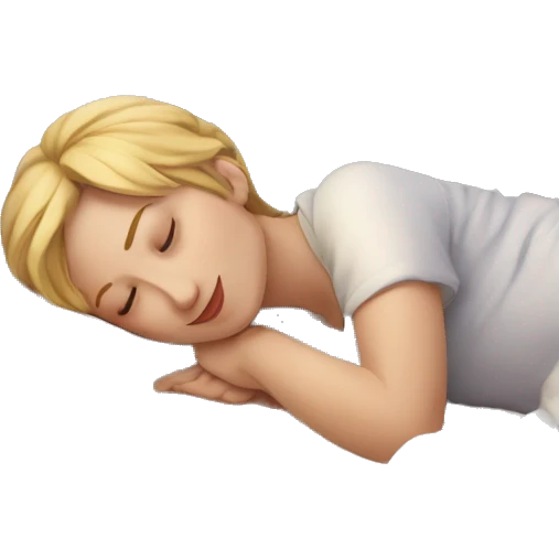 Plaisir de dormir emoji