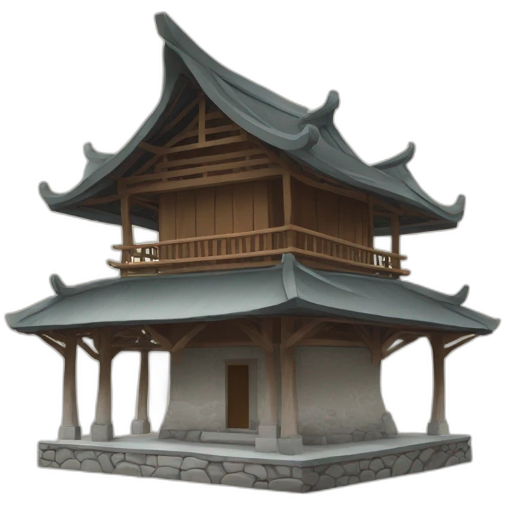 batak toba architecture emoji