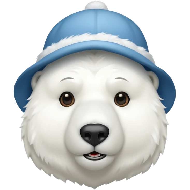 polar bar with hat emoji
