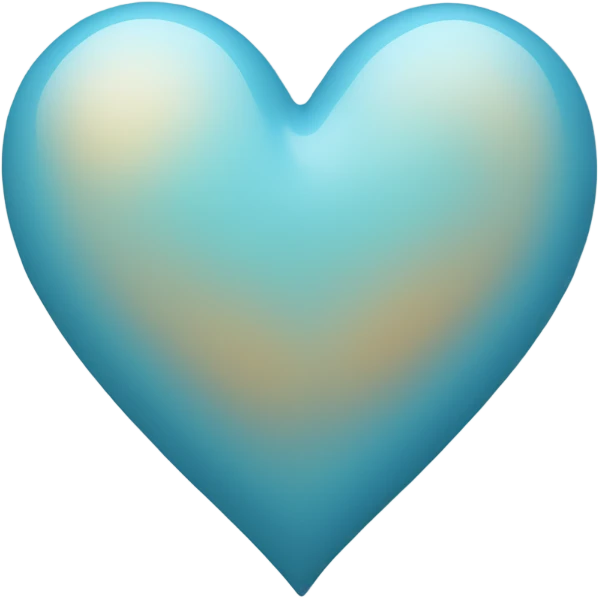 Light blue heart emoji