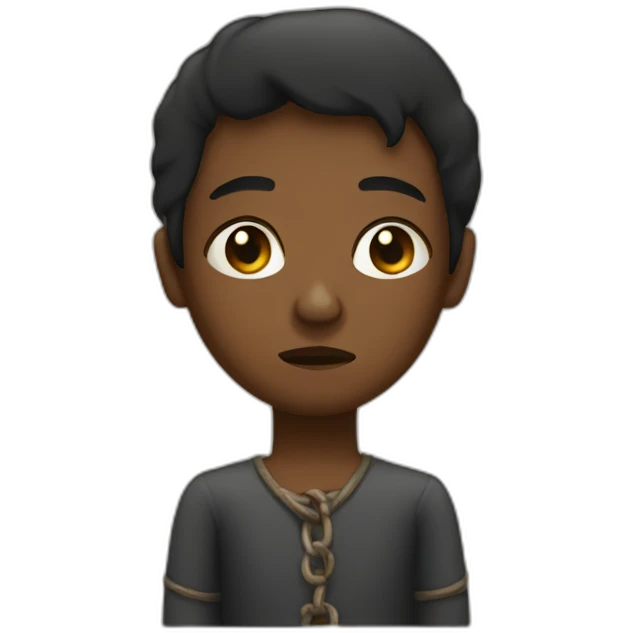 sad slave emoji