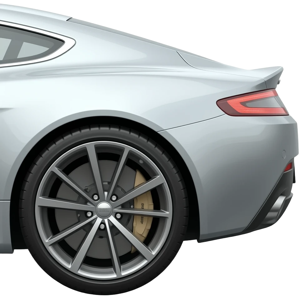 Aston martin  de cote réaliste emoji