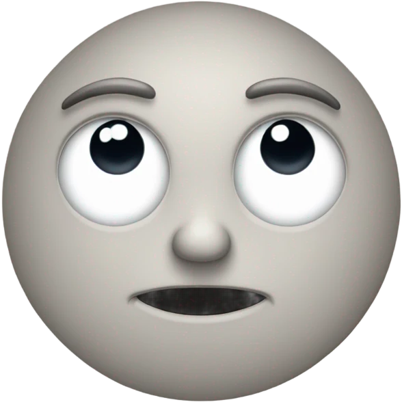 Moon face heart eyes emoji