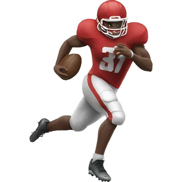football player running with ball emoji