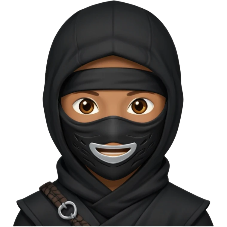 Ninja con ojos de enamorado  emoji