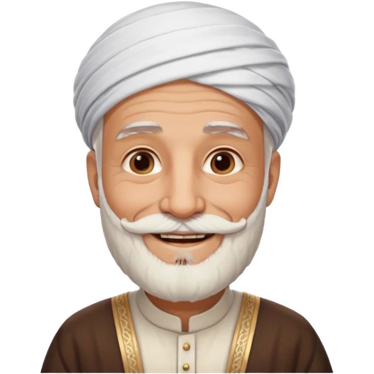 old emirates guys wearin gUAE cloths with white beared  emoji