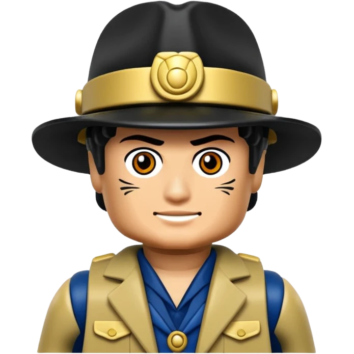 Jotaro Kujo as lego minifigure emoji