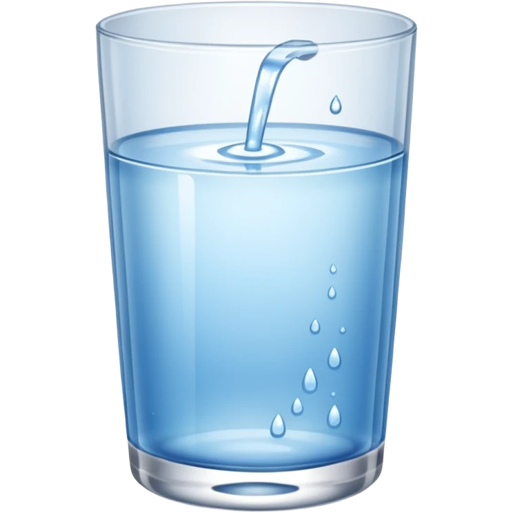 glass of water emoji