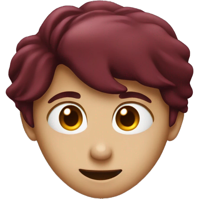 Dark red heart emoji