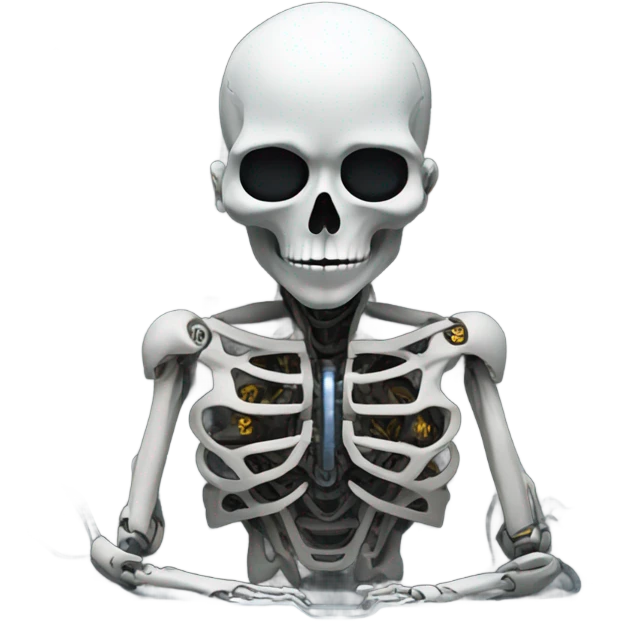 Cyborg grave emoji