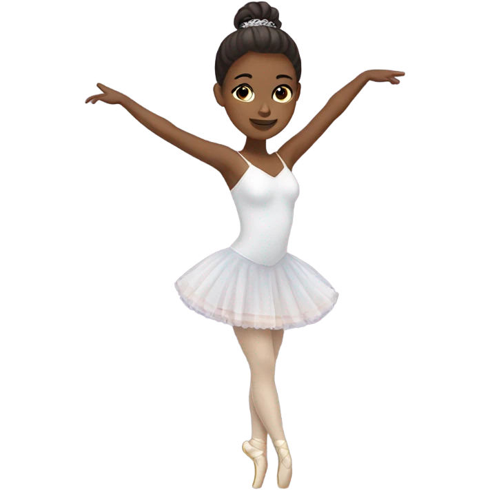 Ballet dancer in thigh highs emoji