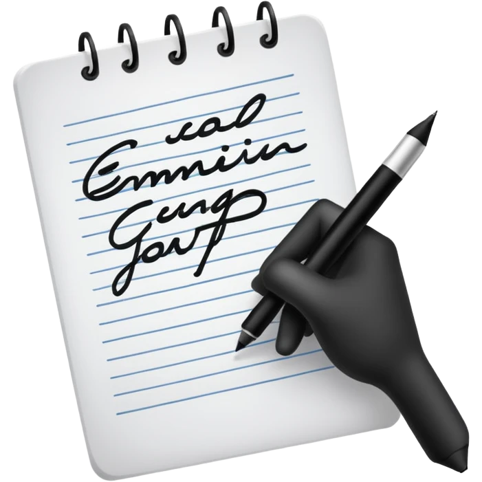 hand write emoji
