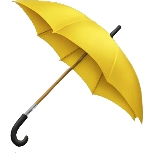 Yellow umbrella  emoji