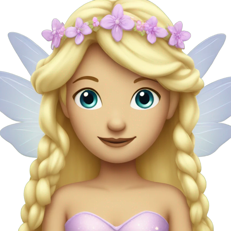 Blond fairy princess  emoji