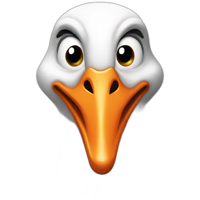 evil goose emoji