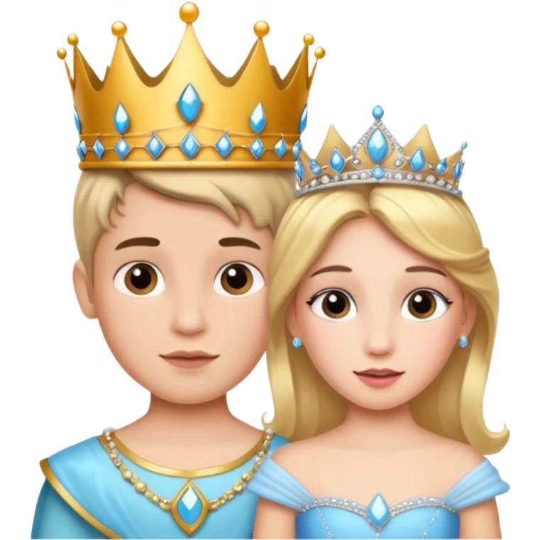 The boy is getting a princess makeover in before and after look  emoji