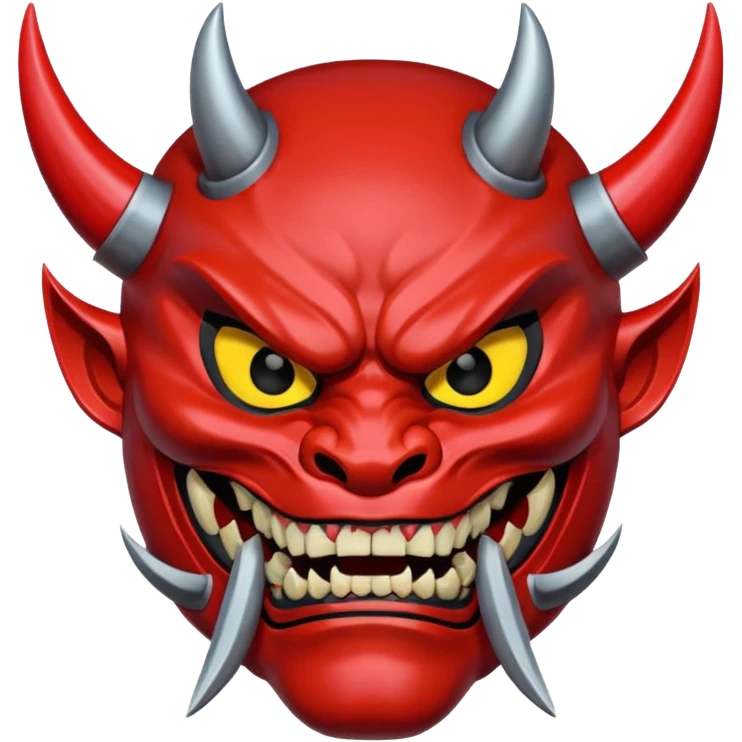 make an oni mask emoji