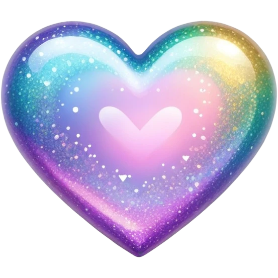 glitter heart emoji