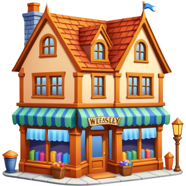 Weasley’s wizard wheezes shop Harry Potter style emoji