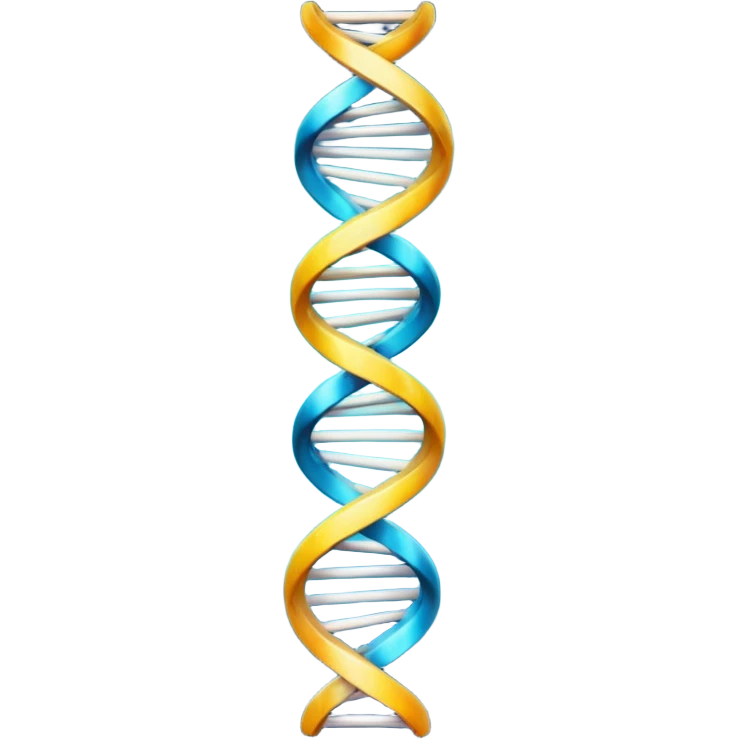 Have fun with a DNA helix emoji