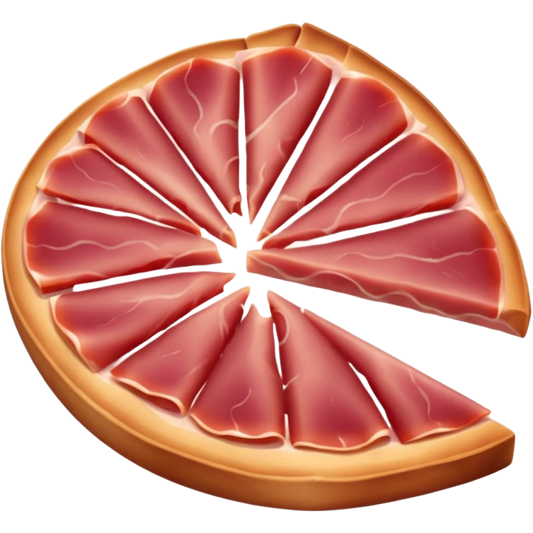 Prosciutto slice emoji