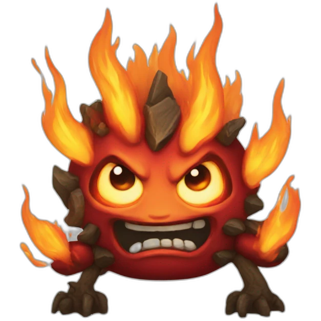 Fire elemental emoji