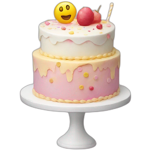 Happy birth cake  emoji