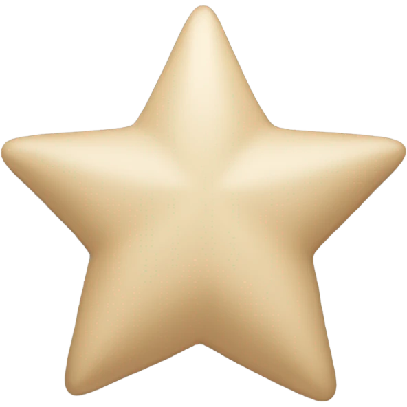 beige star emoji