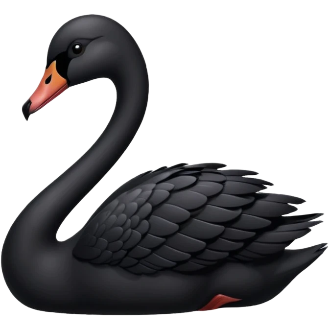 Black swan emoji
