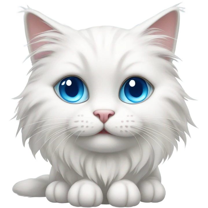 White cat emoji