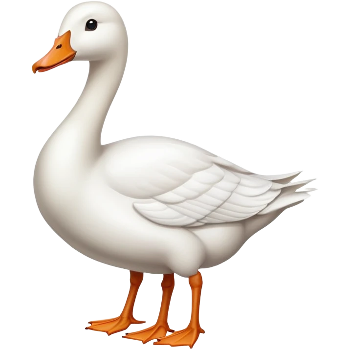 sexy white goose emoji