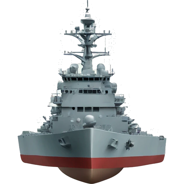 military ship  emoji