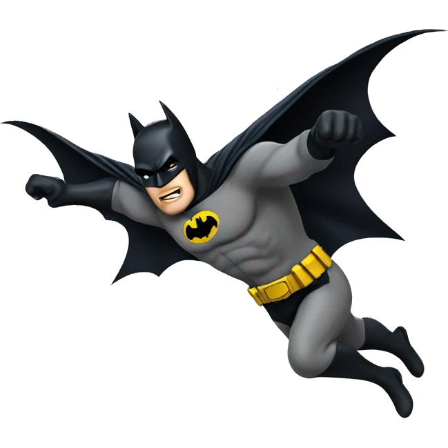 batman flying emoji