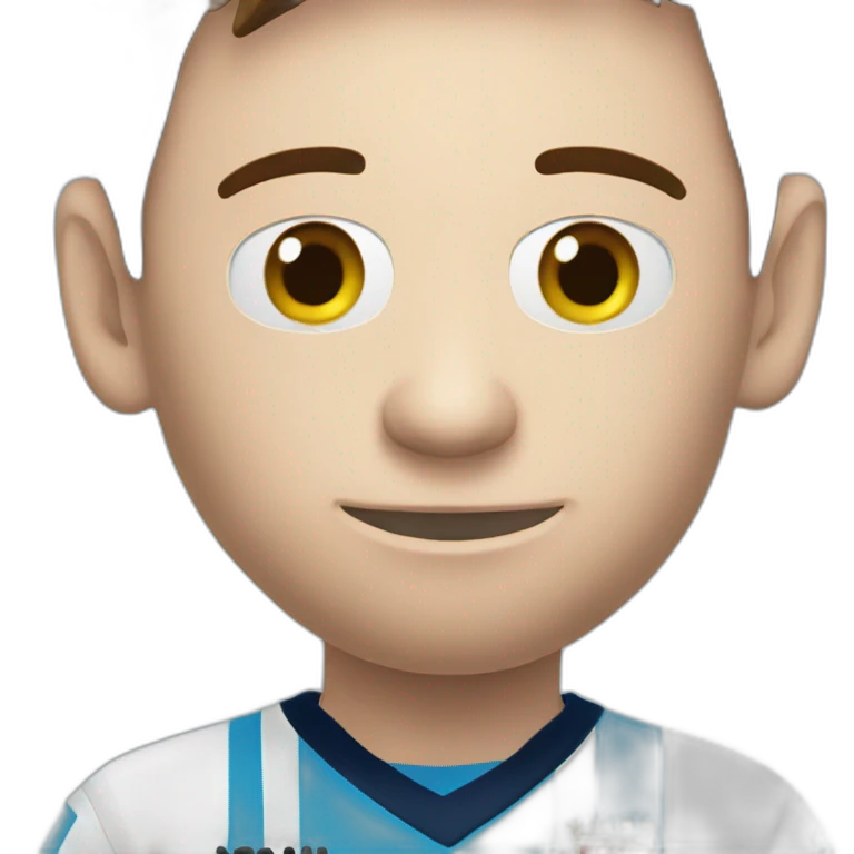 Messi with world cup emoji
