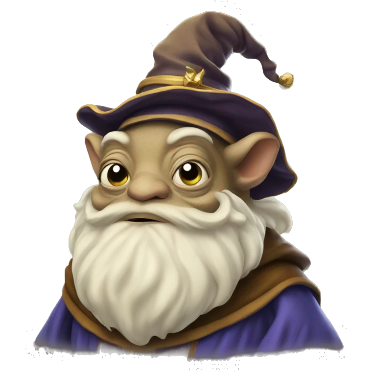 Wise wizard toad emoji