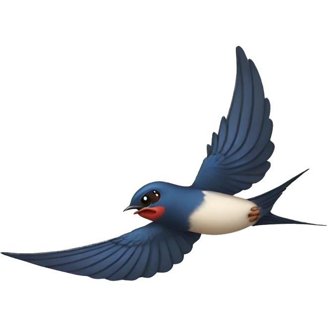 swallow flying emoji