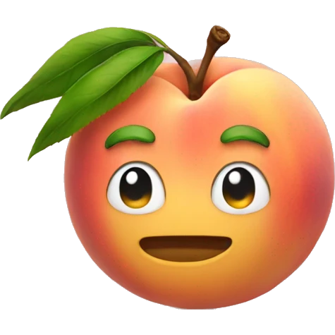 peach with arms  emoji