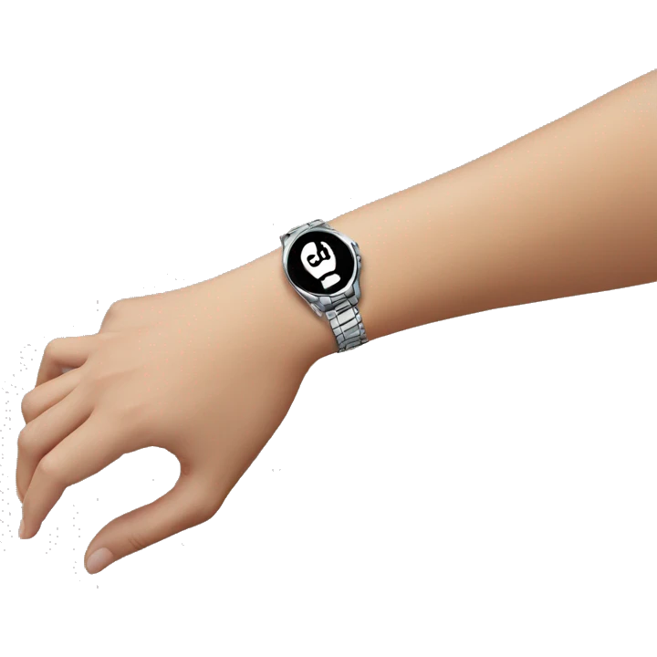Thank you emojis with watch on the wrist emoji