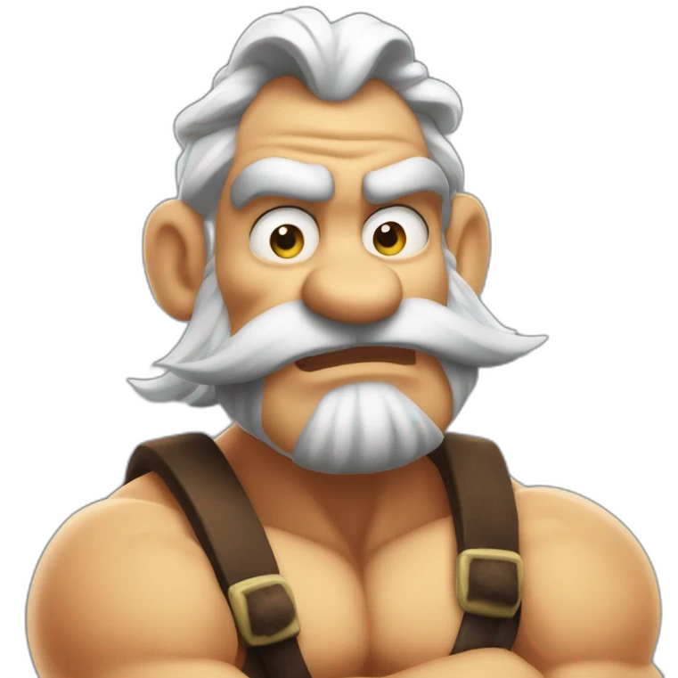 astérix musclé emoji