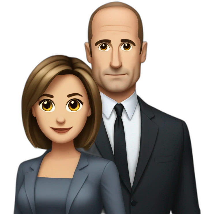Olivia Benson and Elliot Stabler emoji