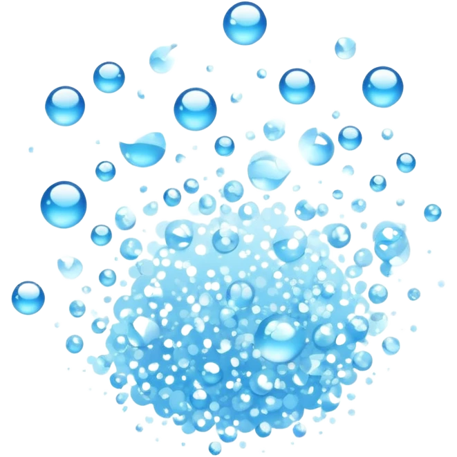 Baby blue Simple sparkles emoji