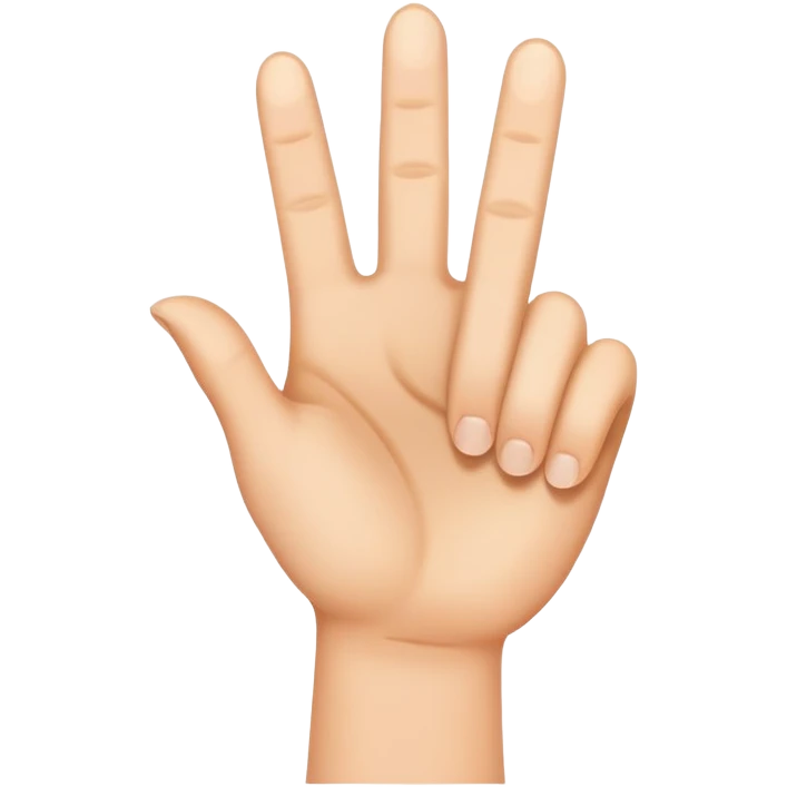 Pointing  emoji