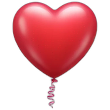 ballon heart emoji