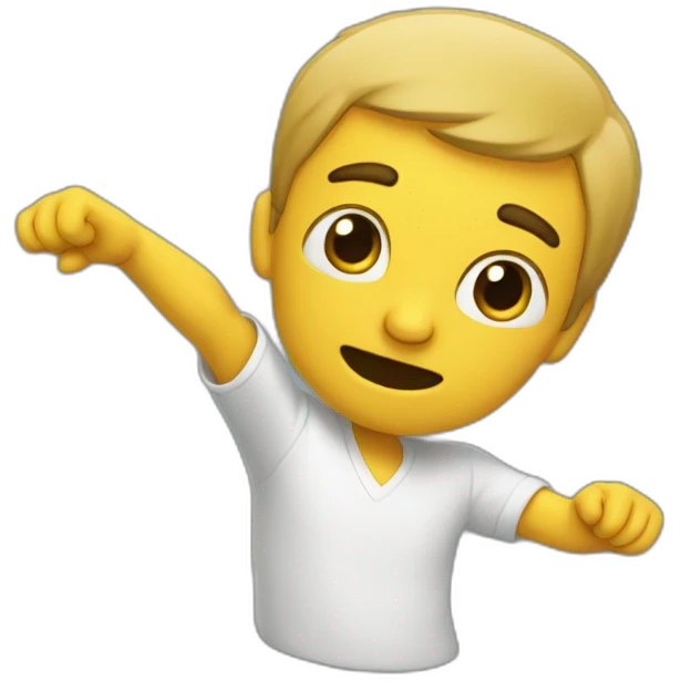 Homme qui dab emoji