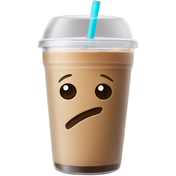 Iced coffee in Simple Modern tumbler emoji