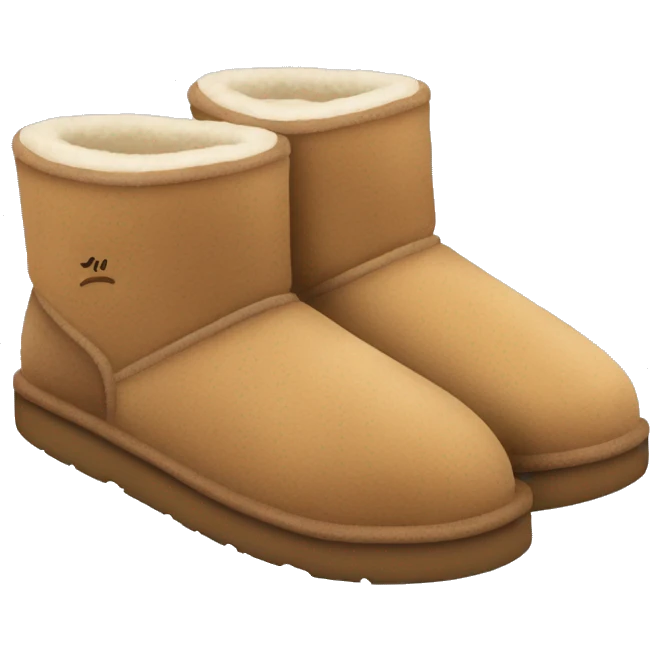 Ugg Tasman slippers emoji