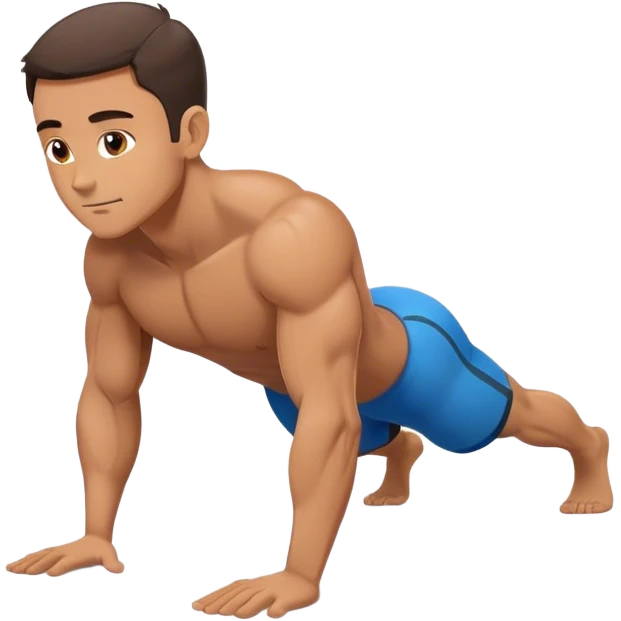 man plank exercise emoji