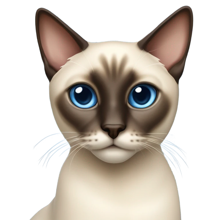 Siamese cat emoji