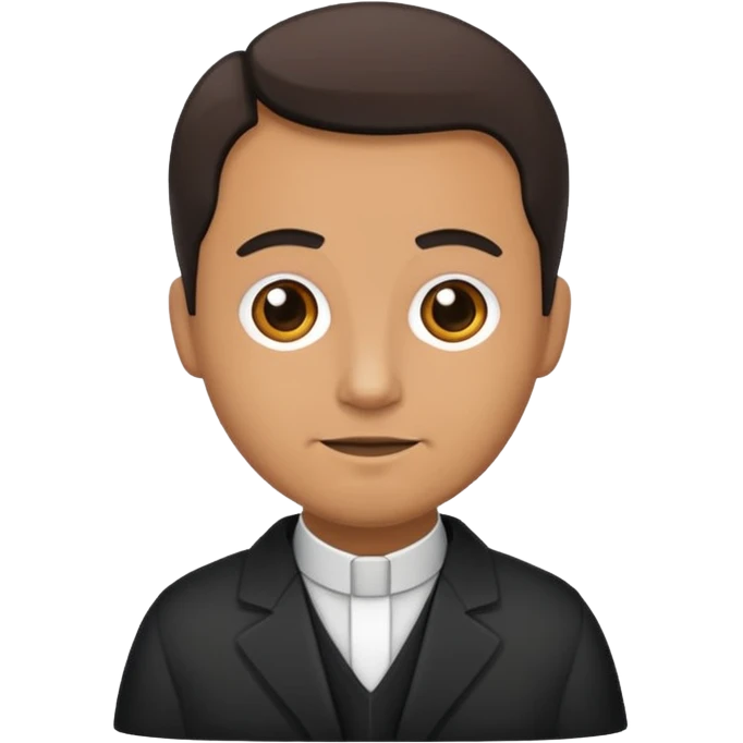 Pastor alemán color negro marrón emoji