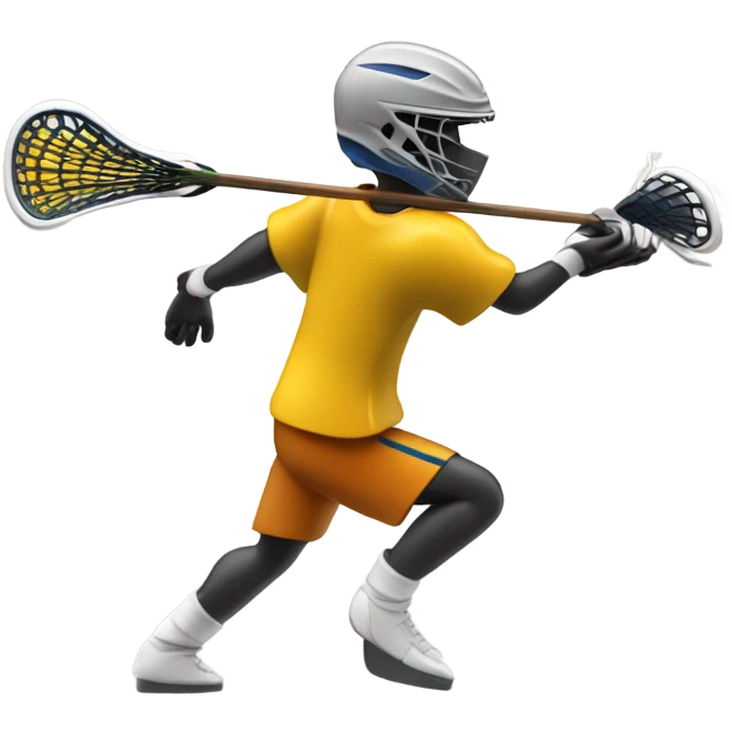 Lacrosse player bullseye  emoji